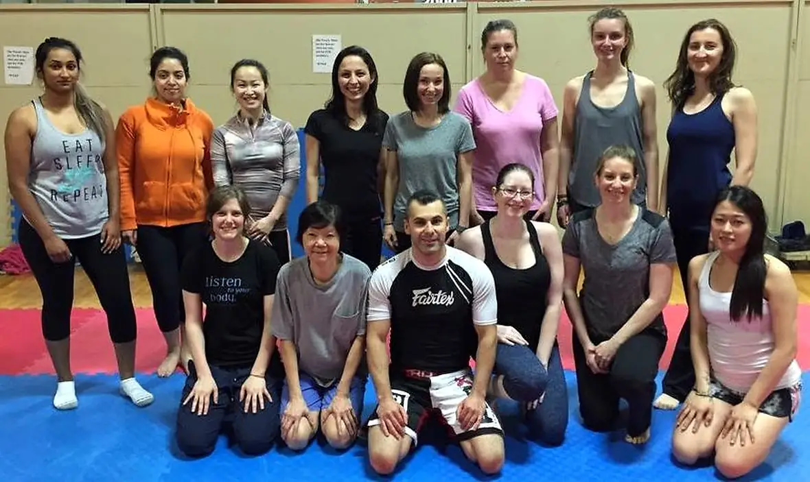 Women’s self-defence training visual